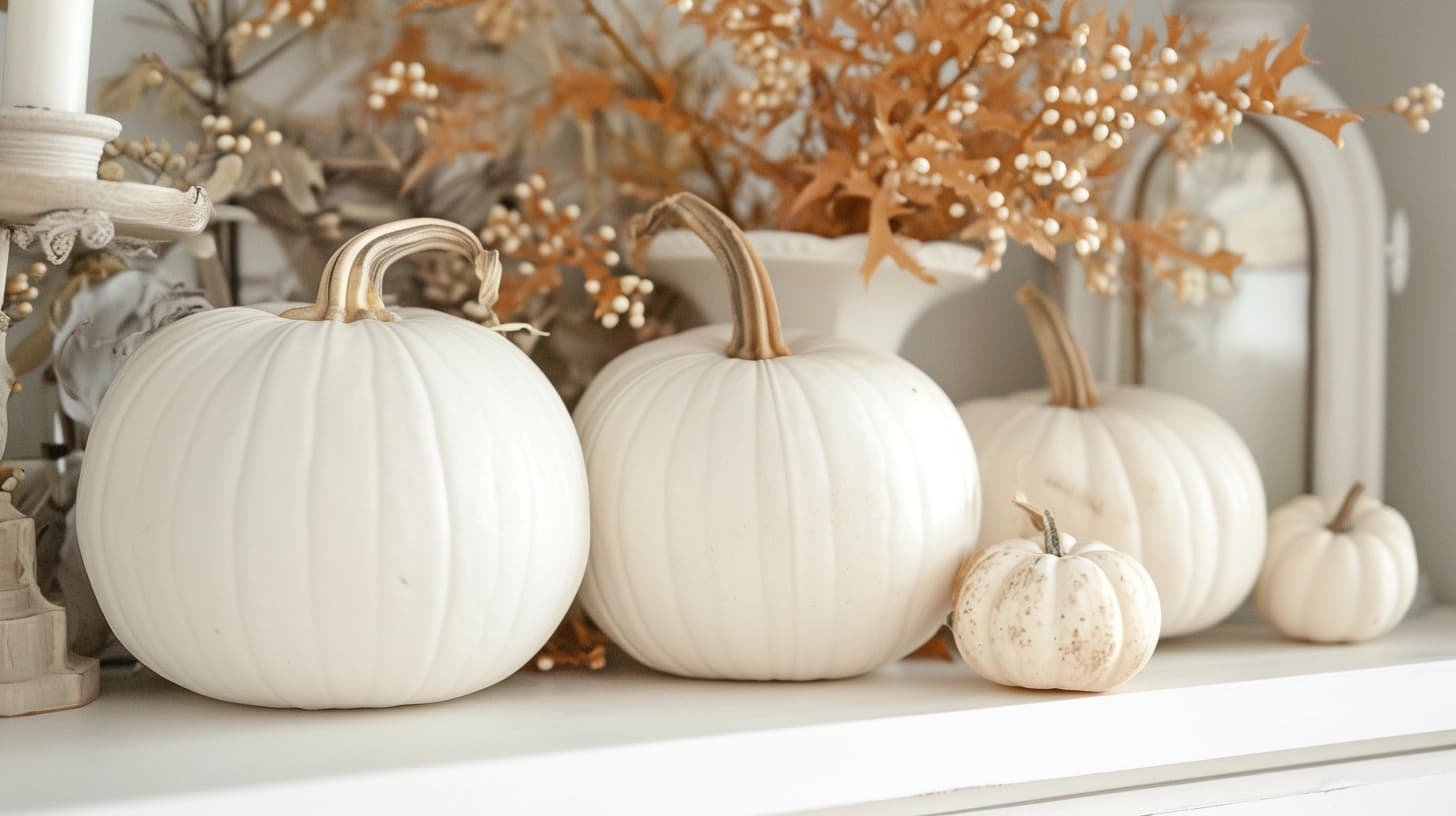 25 White Pumpkin Ideas for Elegant Autumn Decor