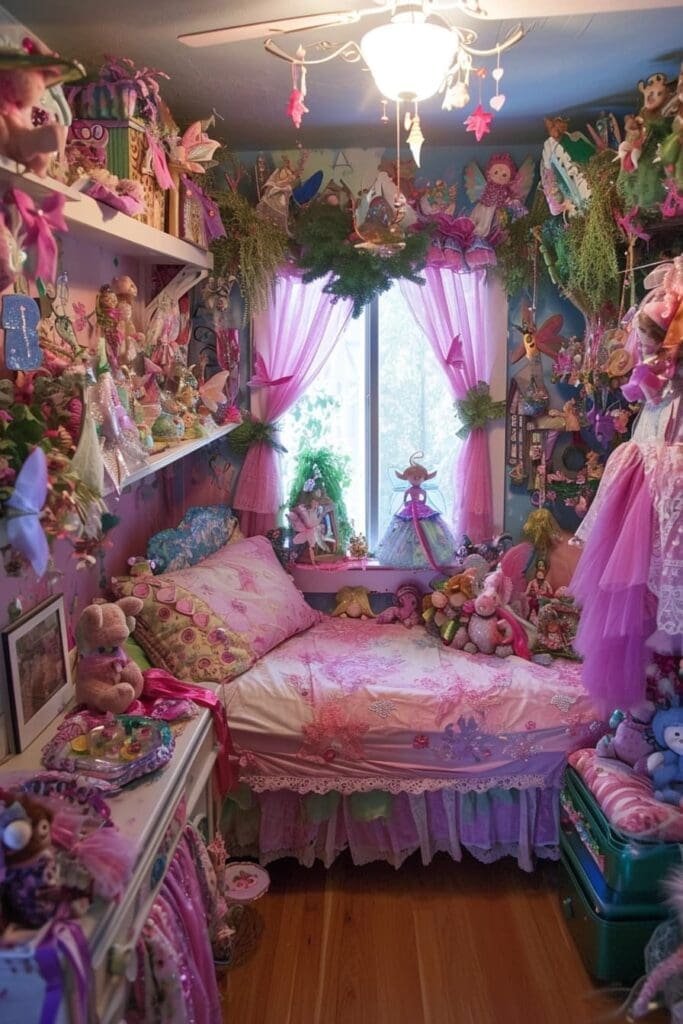 Fairy-Themed Toys in a fairy bedroom