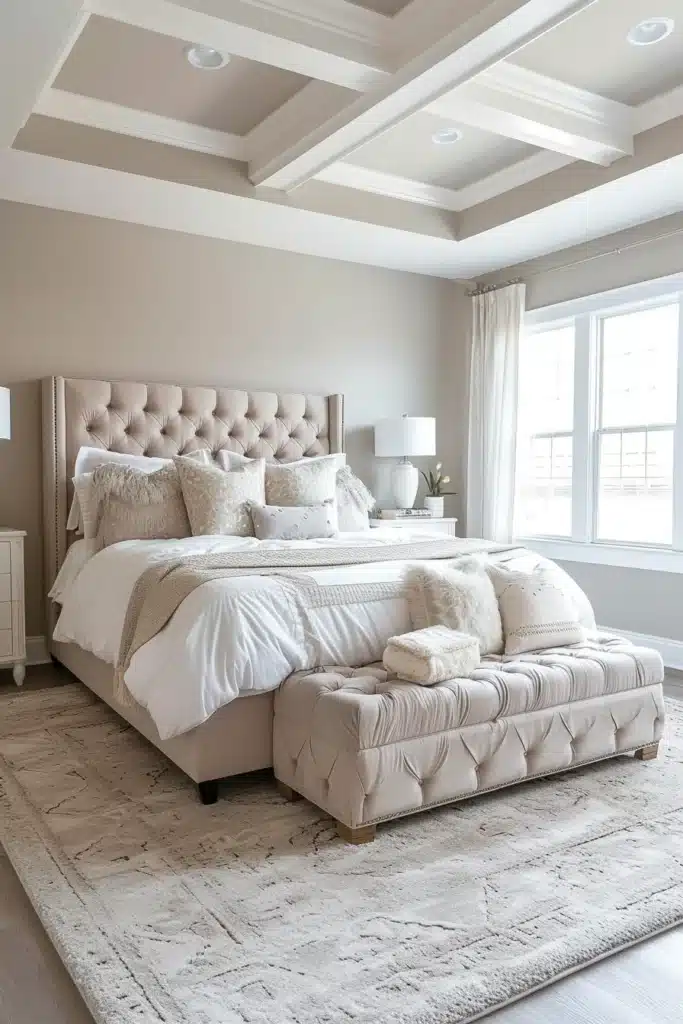 25 Beige and Grey Bedroom Ideas to Create a Serene Retreat - Roomy Retreat