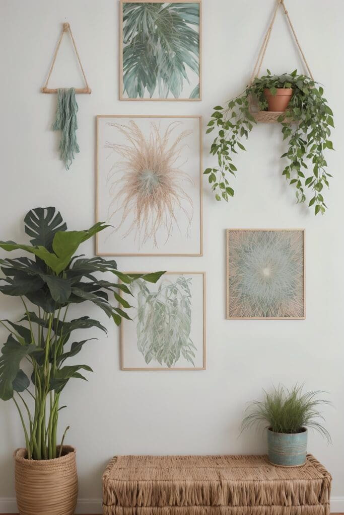 Crafting a Boho-Inspired Gallery Wall