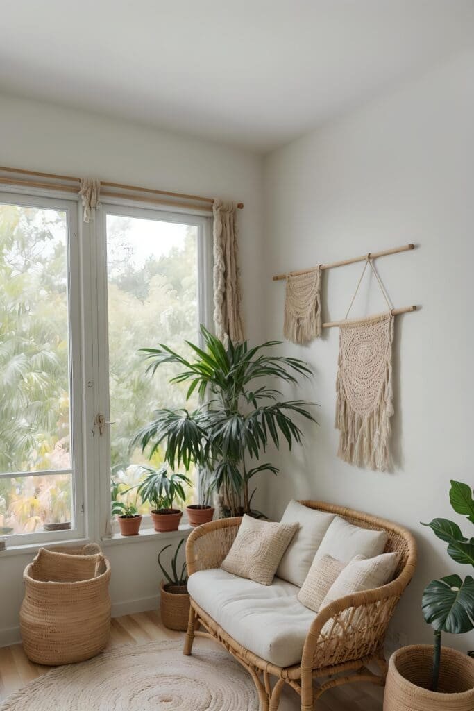 Designing a Cozy Reading Nook in Boho Style