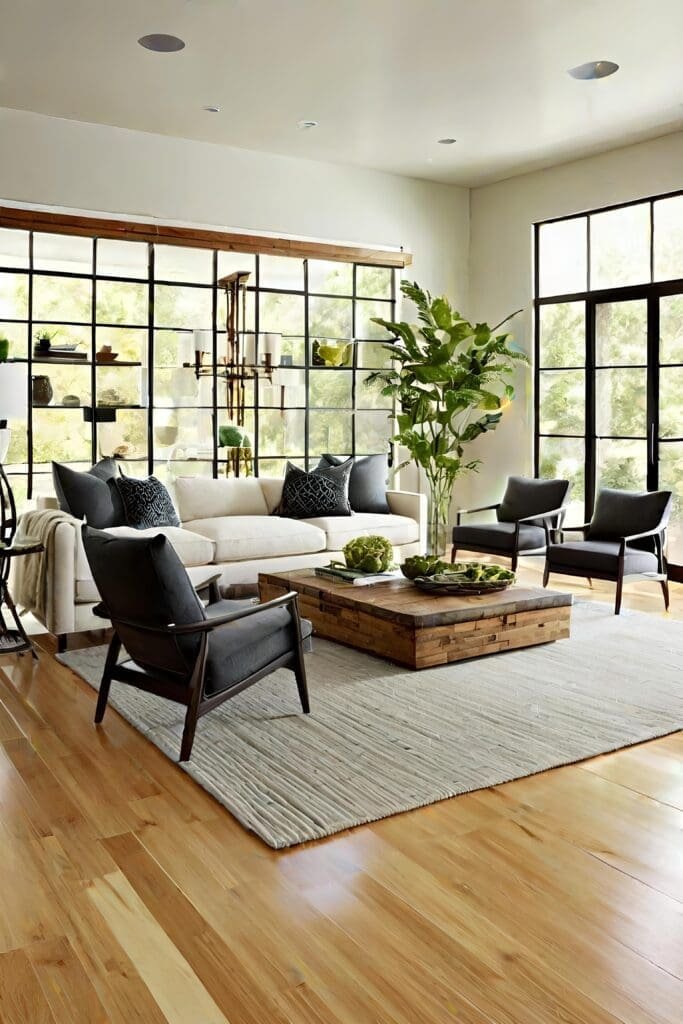 Eco-Friendly Sustainable Modern Luxury Living Room