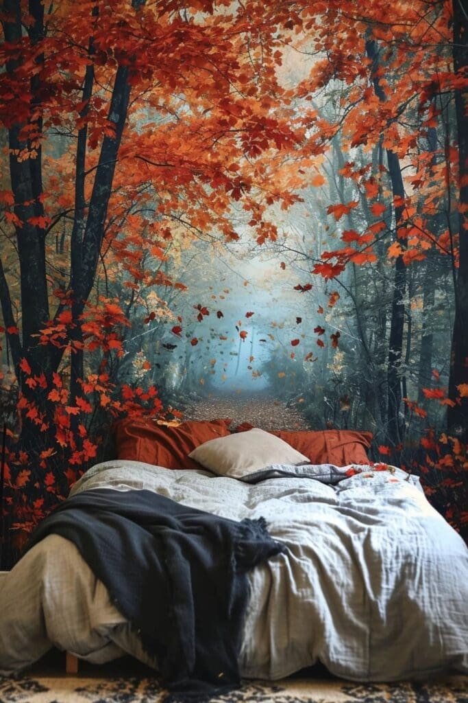 Fall-Themed Bedroom Wall Decals
