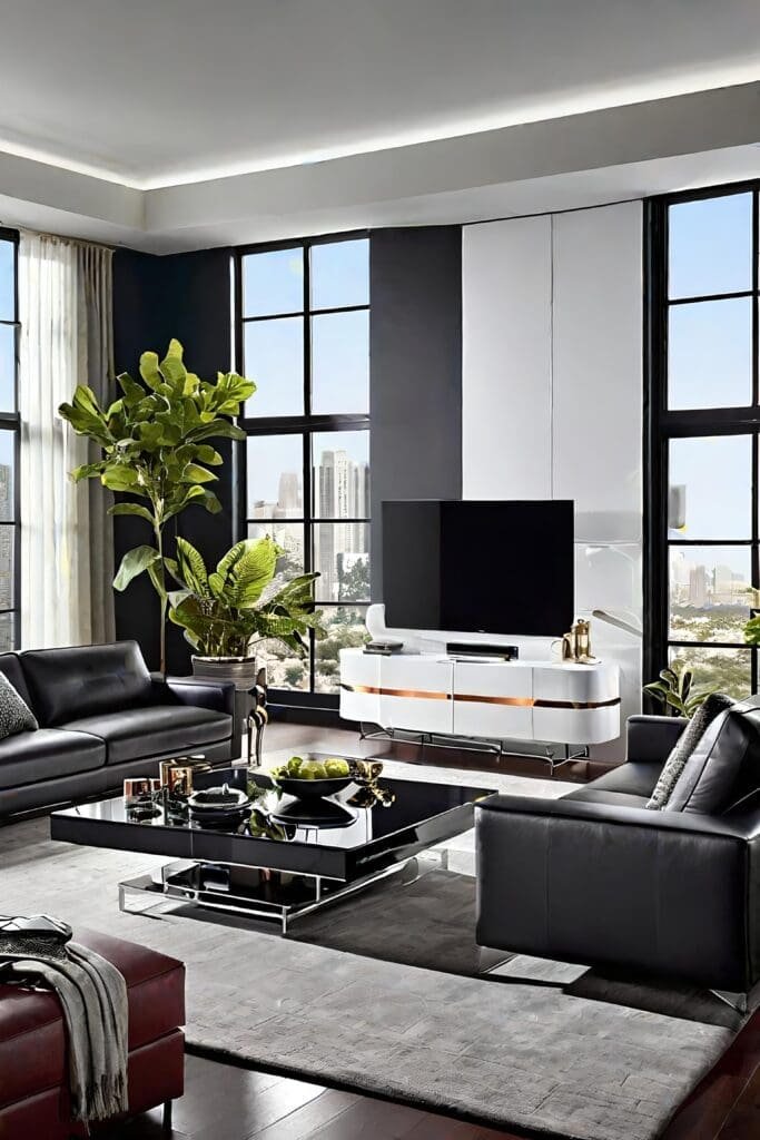 High-Tech Smart Modern Luxury Living Room