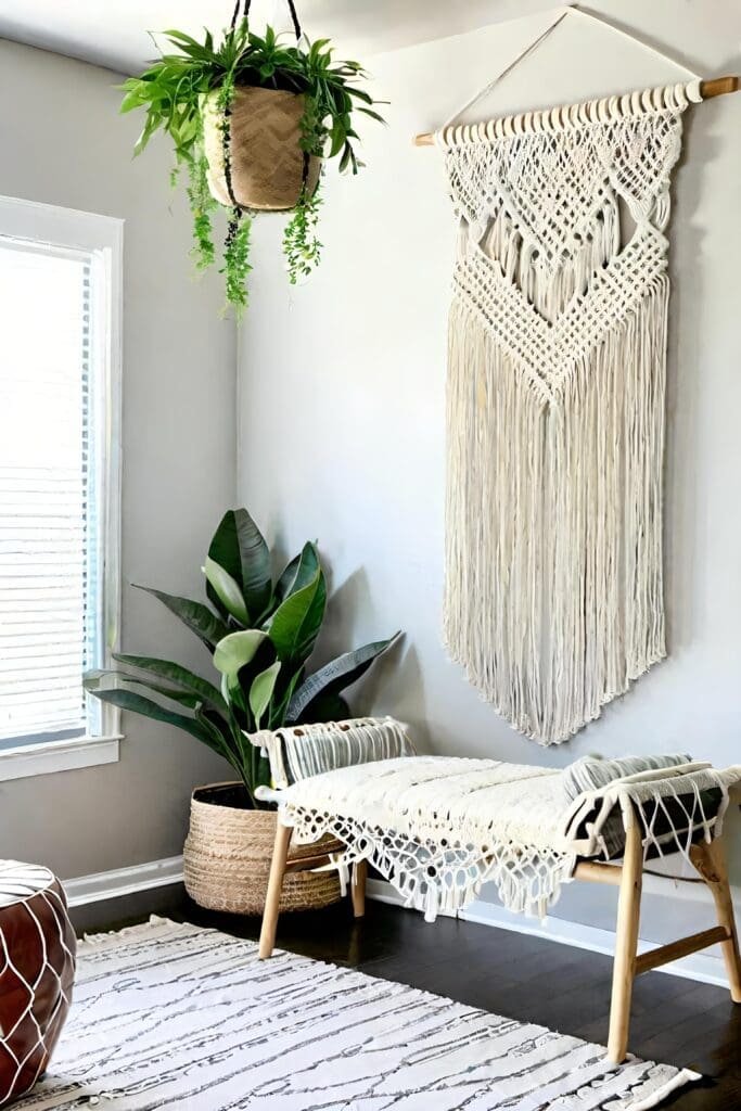 Incorporating Macrame Accents for a Bohemian Touch