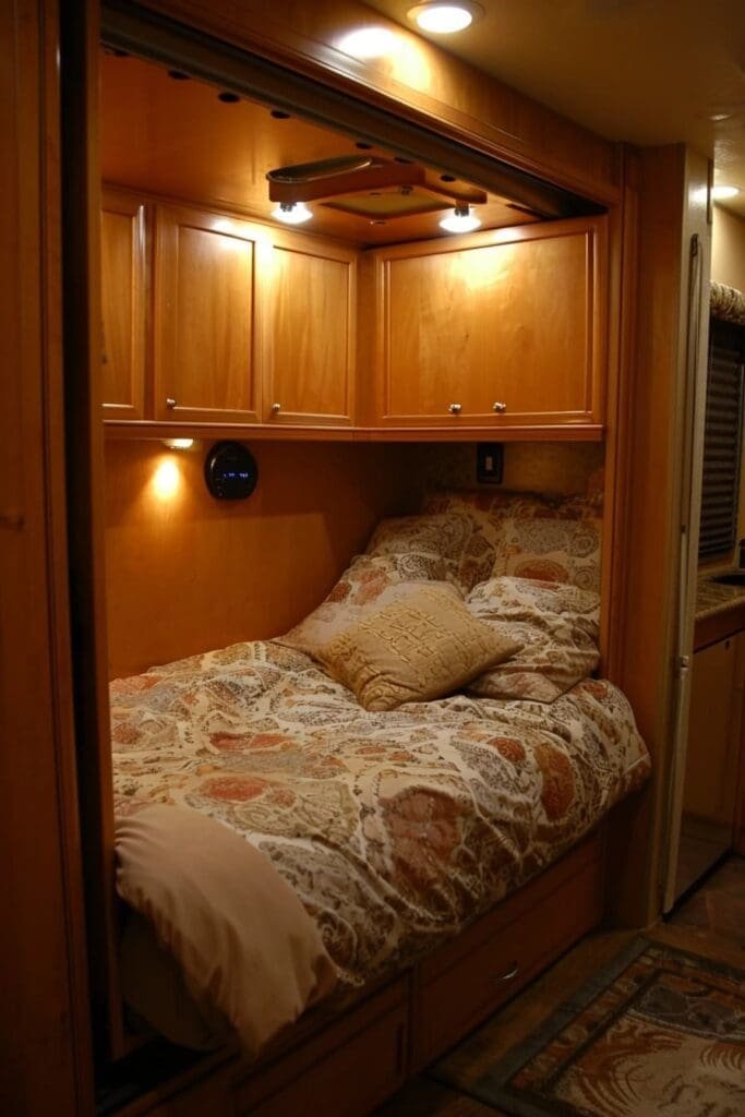 a Murphy Bed in a small RV