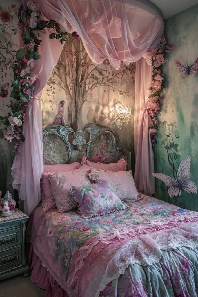 fairy art in a fairy bedroom