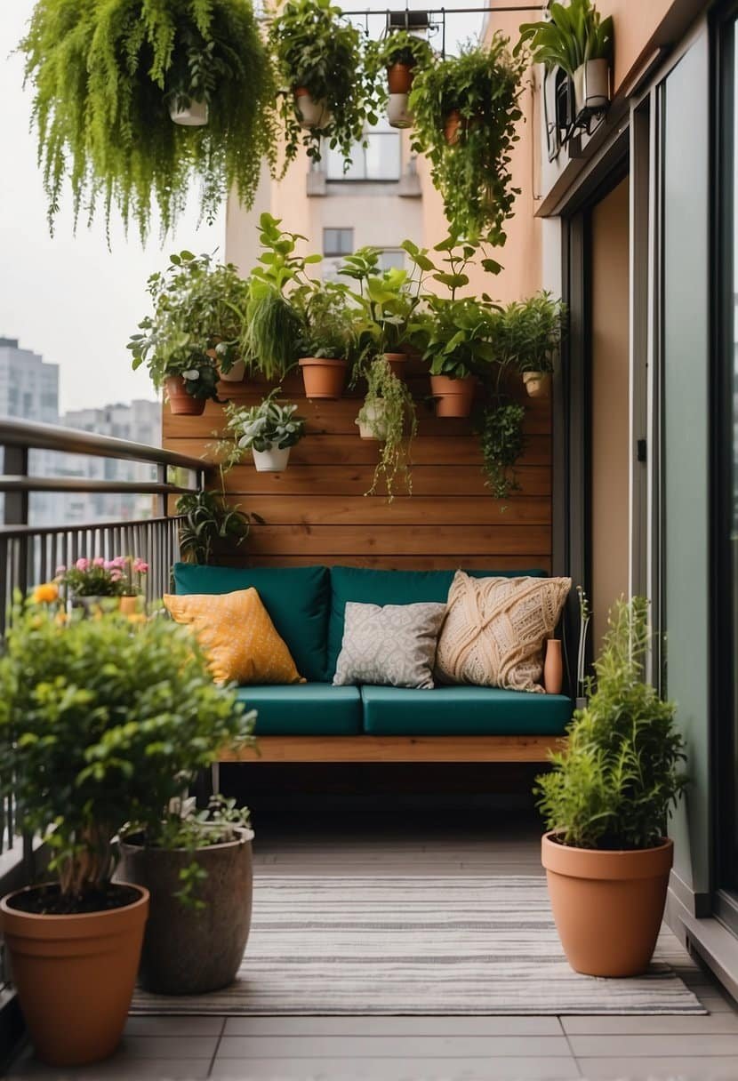 Incorporate Lush Greenery into Your Balcony Decor