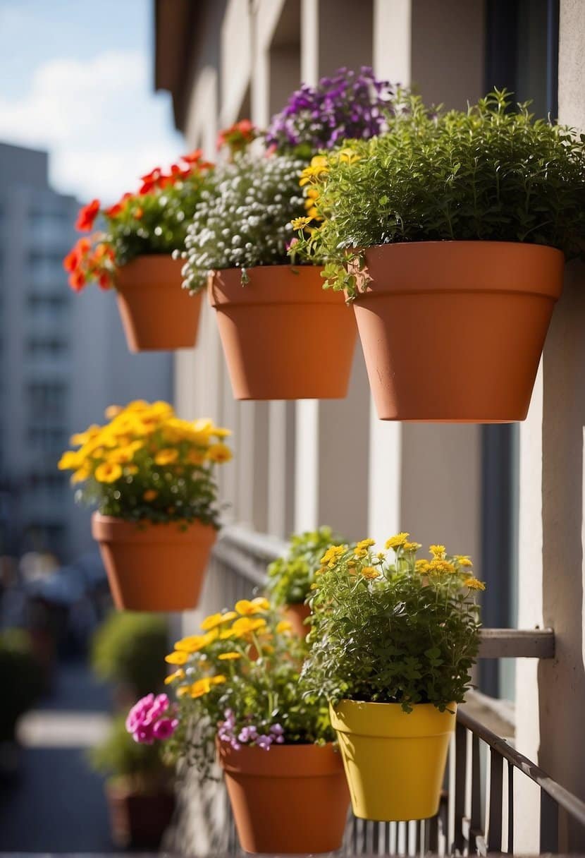 Add Vibrant Balcony Planters for a Pop of Color