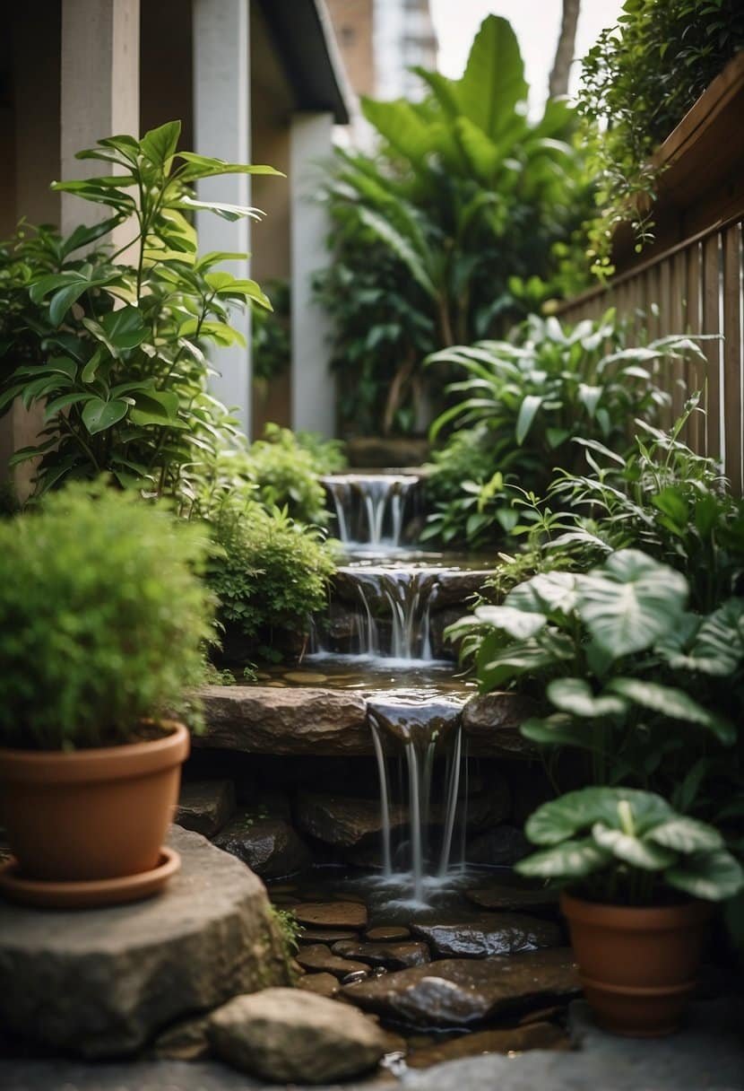 Integrate a Small Water Feature in Your Balcony