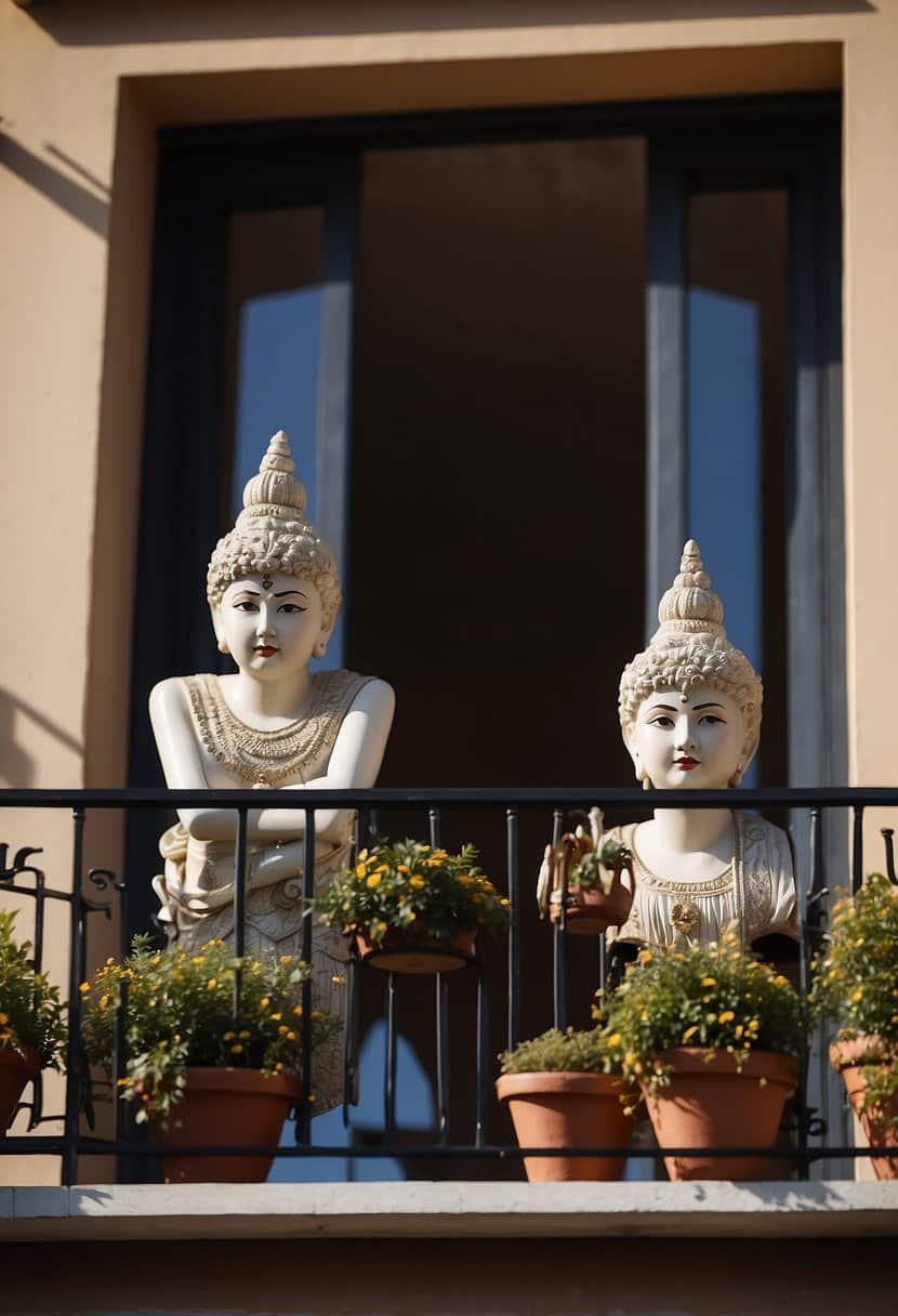 Display Artistic Pieces on Your Balcony