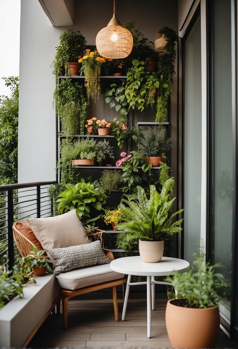 Implement a Vertical Garden on Your Balcony