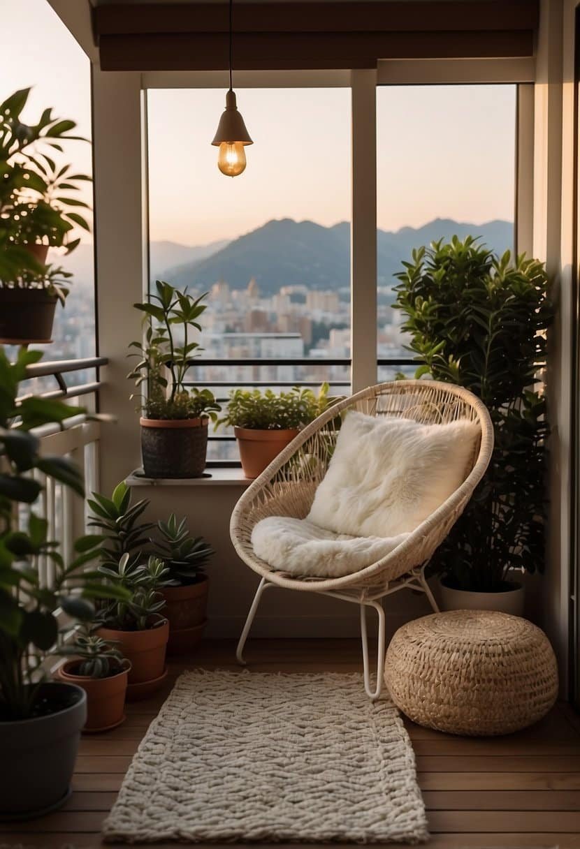 Incorporate a Reading Corner on Your Balcony