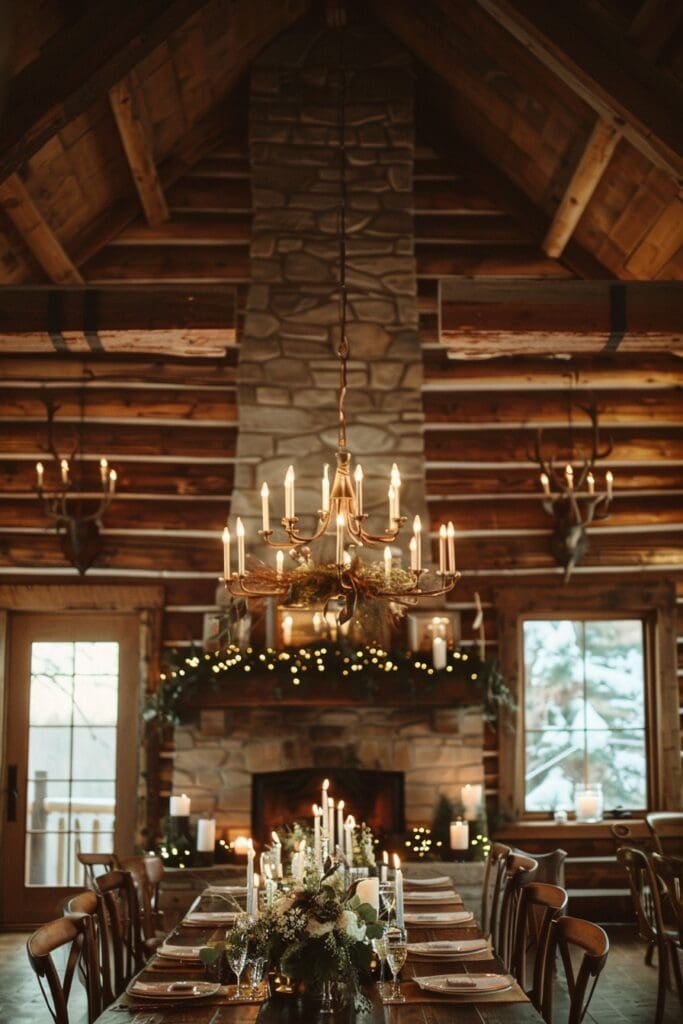 A Small Wedding in A Winter Cabin