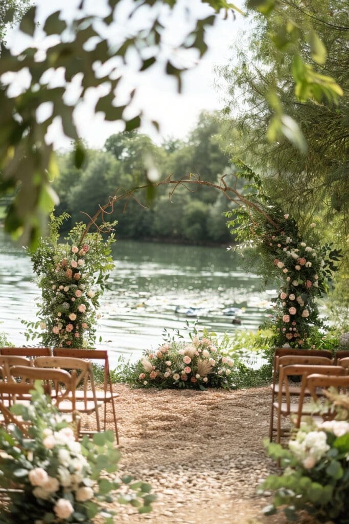 A Small Wedding on A Peaceful Riverside
