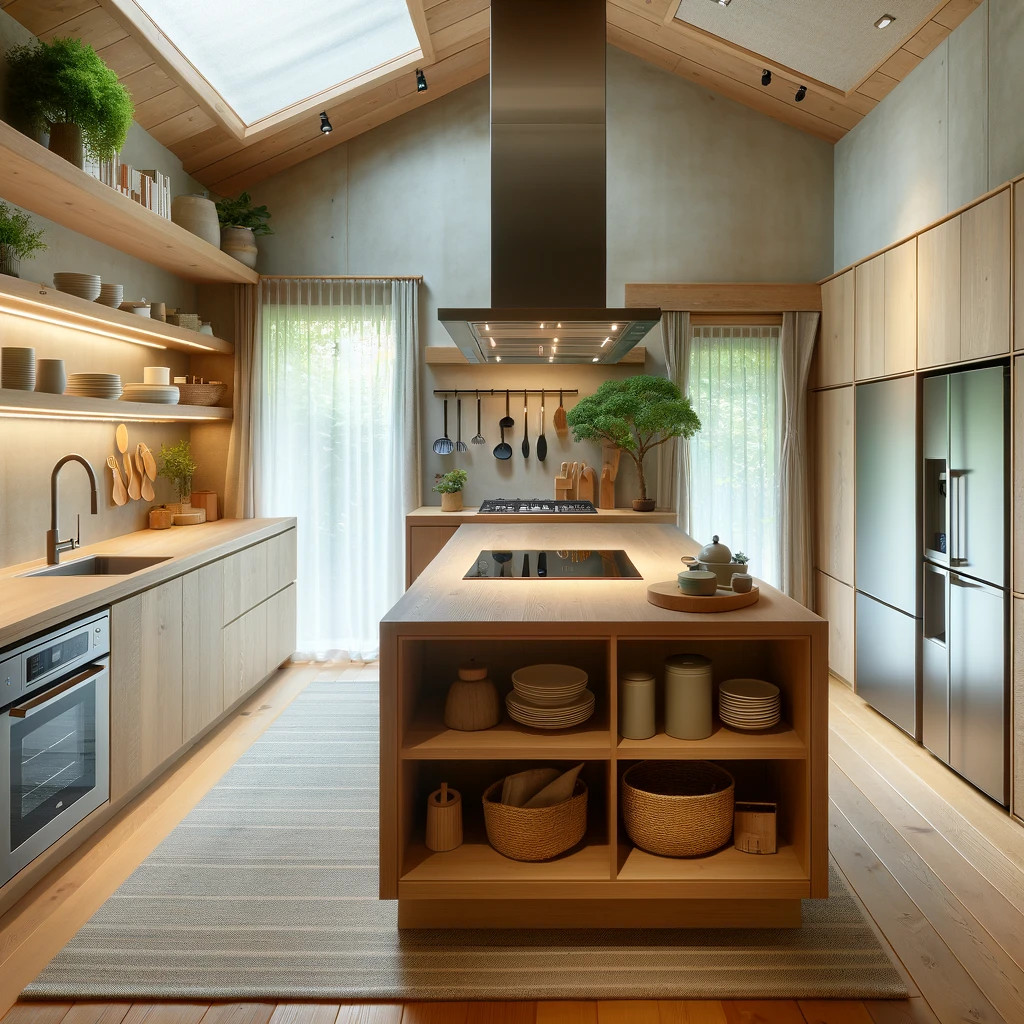 A tranquil kitchen with appliances closed softly and neatly