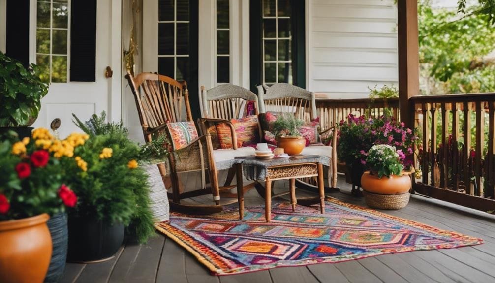 outdoor rug decoration ideas