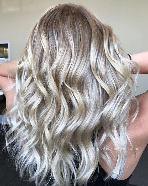 Champagne Silver Hair Color