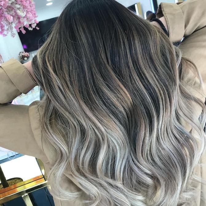 Salt and Pepper Silver Hair Color