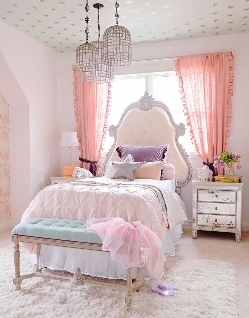 Sophisticated girls bedroom