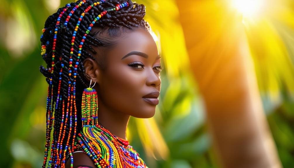 unique african hairstyle choice